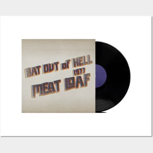 RETRO VINYL MEATLOAF 70s Posters and Art